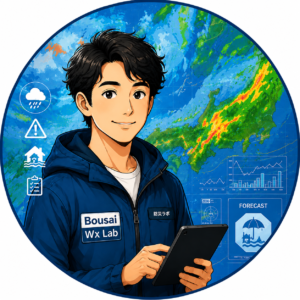 気象予報士パパのプロフィールイラスト