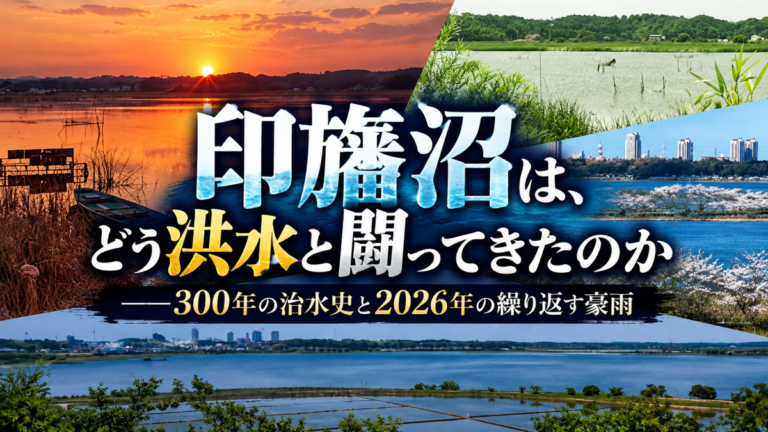 印旛沼は、どう洪水と闘ってきたのか――300年の治水史と2026年の繰り返す豪雨